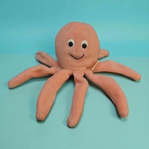 BOGO-‎ Ty Plush Octopus - Soft Pink "Inky"